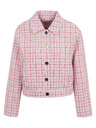Orsay ORSAY rószaszín kockás női blézer