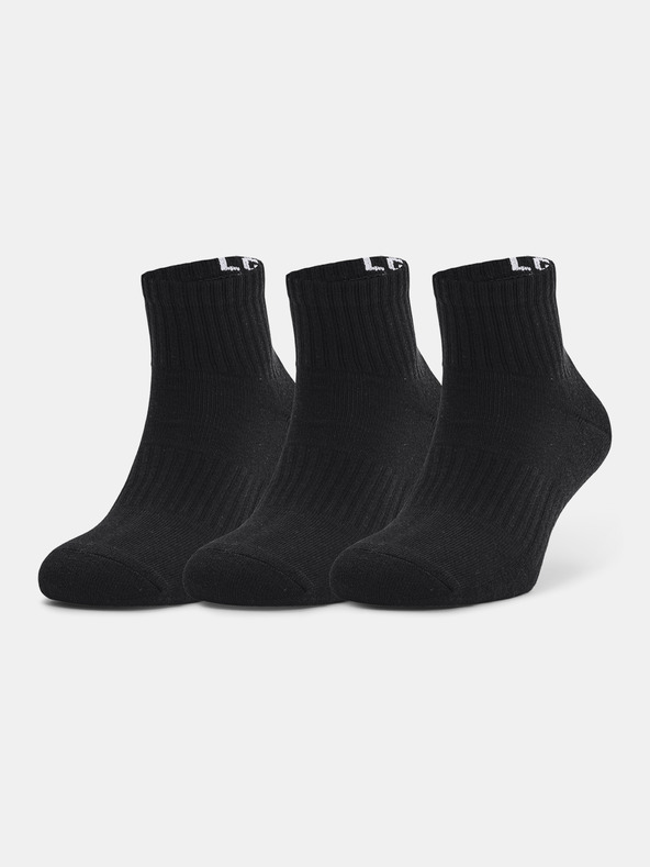 Under Armour Unisex zokni Under Armour Core QTR 3PK