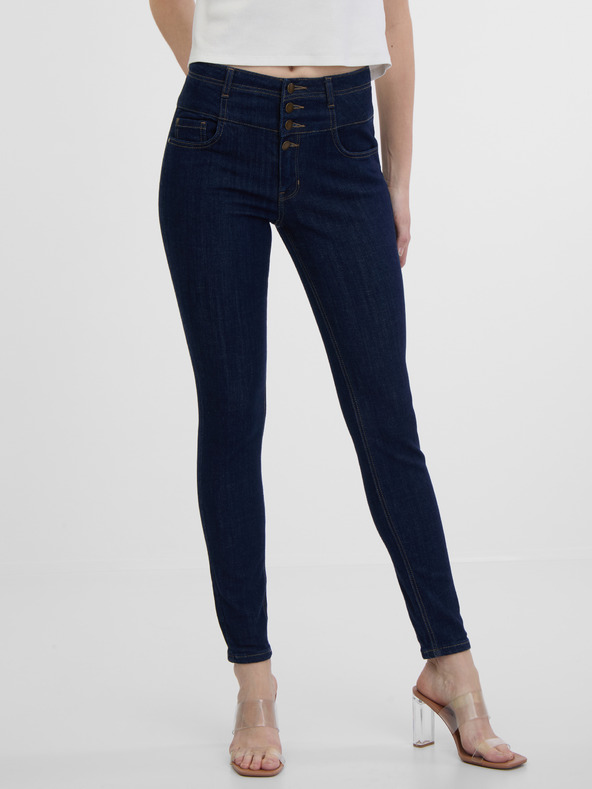 Orsay ORSAY sötétkék skinny fit női farmer