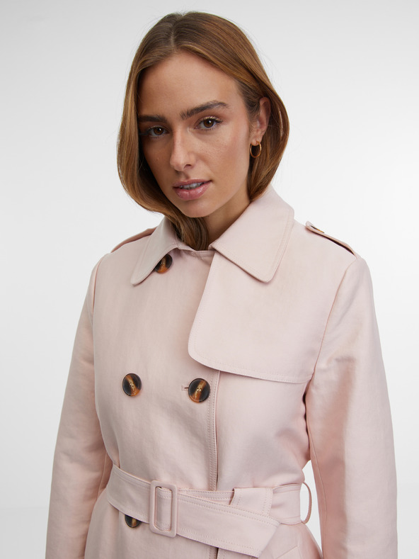 Orsay ORSAY világos rózsaszín női trench kabát