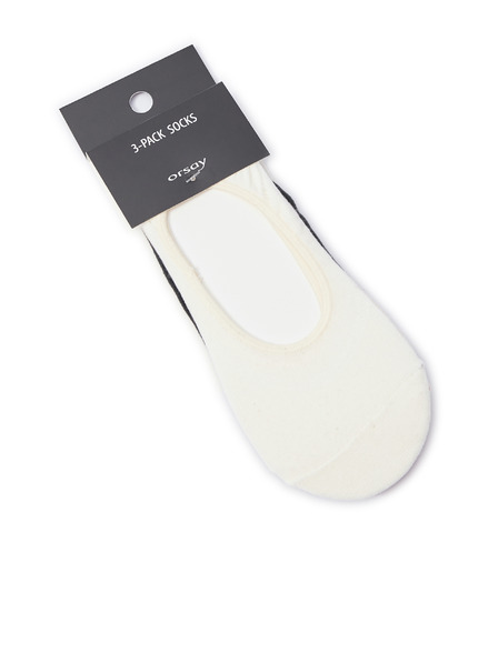 Orsay ORSAY krém, bézs és fekete színű női zokni szett, 3 pár