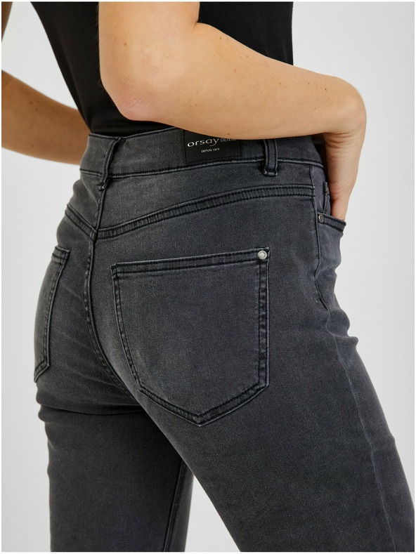 Orsay ORSAY sötétszürke skinny fit női farmer