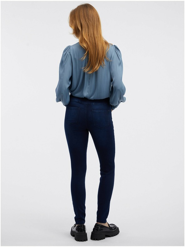 Orsay ORSAY sötétkék skinny fit női farmer