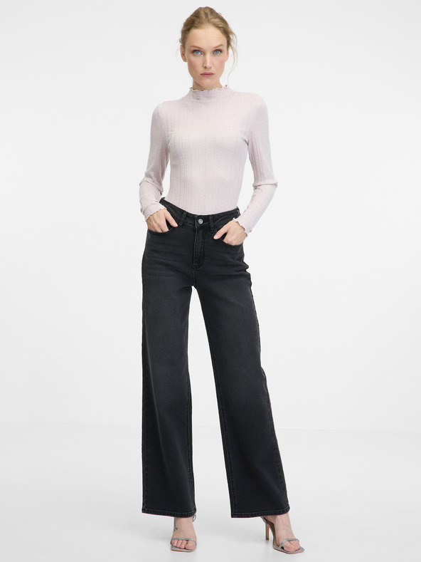 Orsay ORSAY világos rózsaszín női hosszú ujjú póló