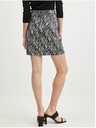 Orsay ORSAY fekete velúr mintás női szoknya