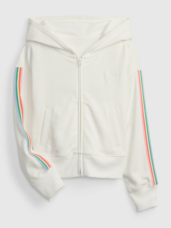 GAP Gyerek pulóver logóval és fleece béléssel GAP