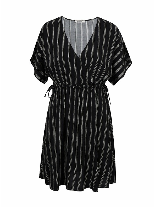 Orsay ORSAY fekete csíkos női ruha