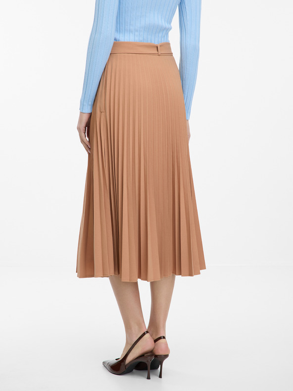 Orsay Világosbarna ORSAY midi női szoknya