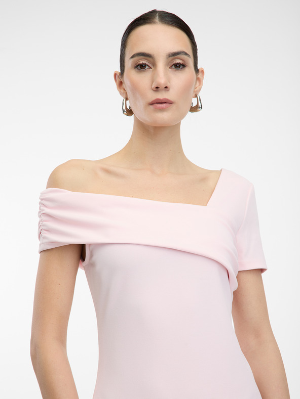 Orsay ORSAY világos rózsaszín női térdig érő ruha