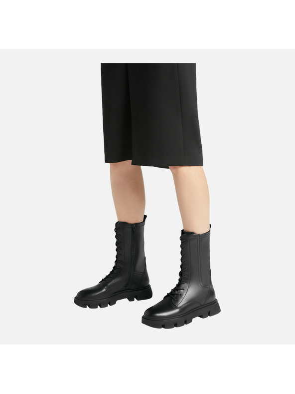 Geox Fekete Női bokacsizma Geox Vilde