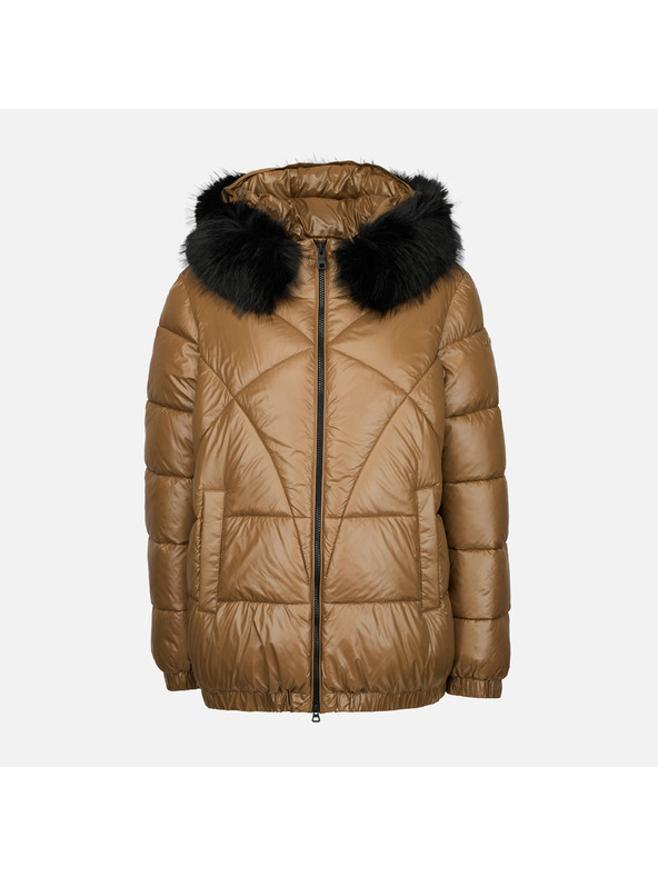 Geox Világosbarna női pehelydzseki Geox Backsie