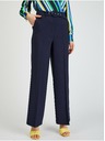 Orsay ORSAY sötétkék széles szárú női nadrág övvel