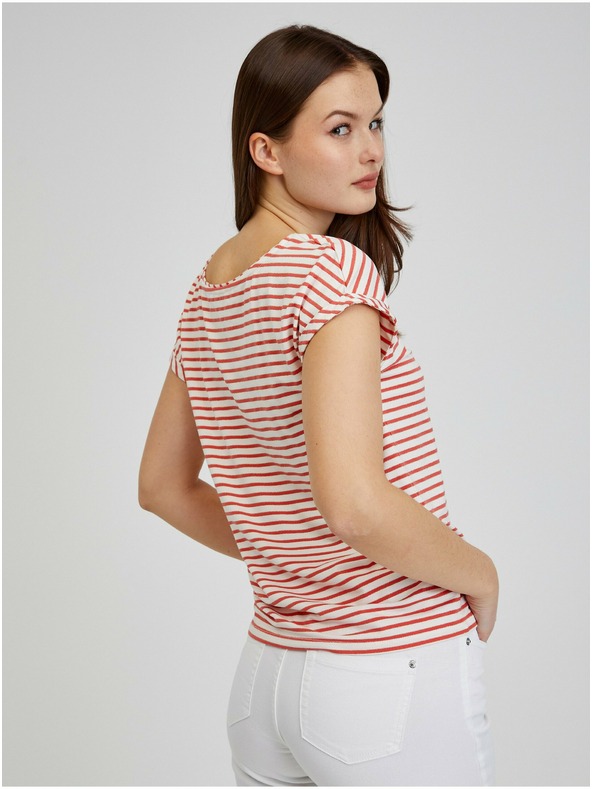 Orsay ORSAY fekete-fehér csíkos női póló