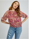 Orsay ORSAY piros mintás női blúz