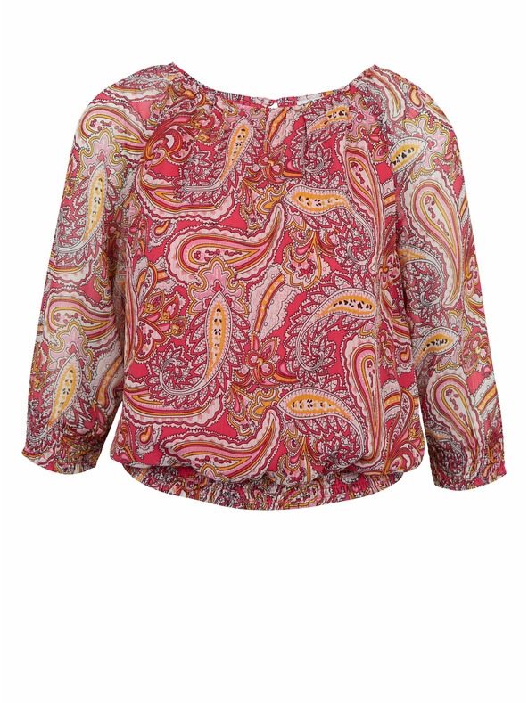 Orsay ORSAY piros mintás női blúz