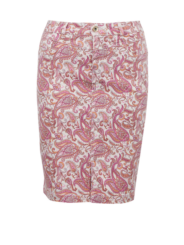Orsay ORSAY rózsaszín női mintás farmer szoknya ORSAY