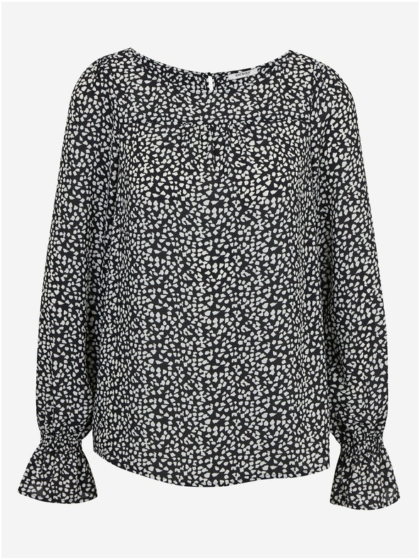 Orsay ORSAY fehér-fekete mintás női blúz