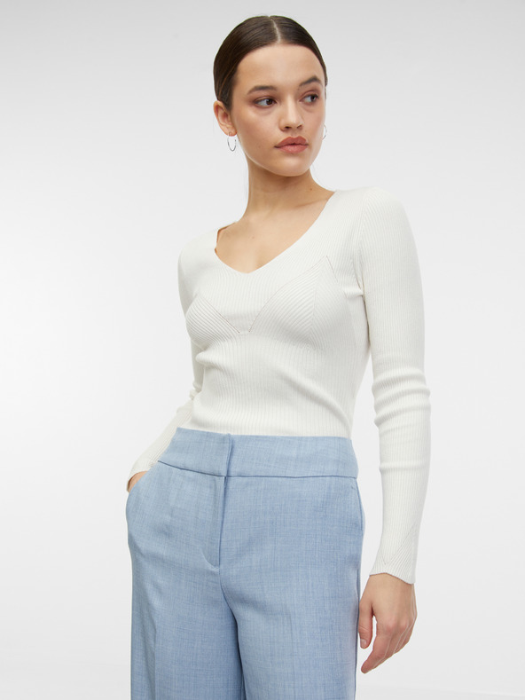 Orsay Világoskék bő szárú női nadrág ORSAY