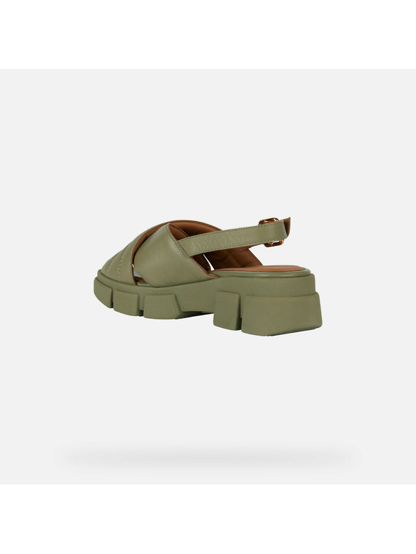 Geox Khaki női szandál Geox Lisbona