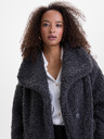 Orsay Sötétszürke női műszőrme kabát ORSAY