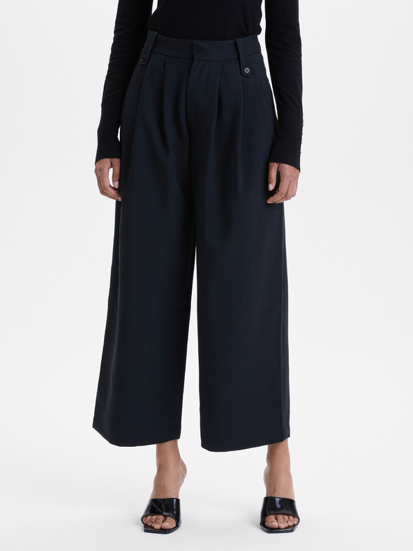 Orsay ORSAY fekete női széles szárú nadrág