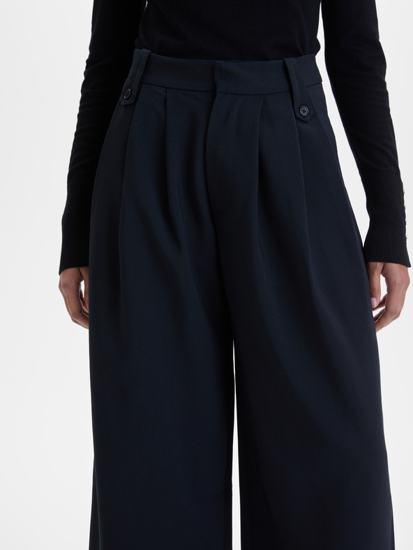 Orsay ORSAY fekete női széles szárú nadrág