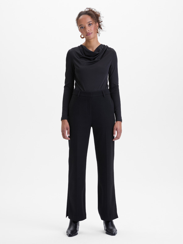 Orsay Fekete egyenes szabású női nadrág ORSAY