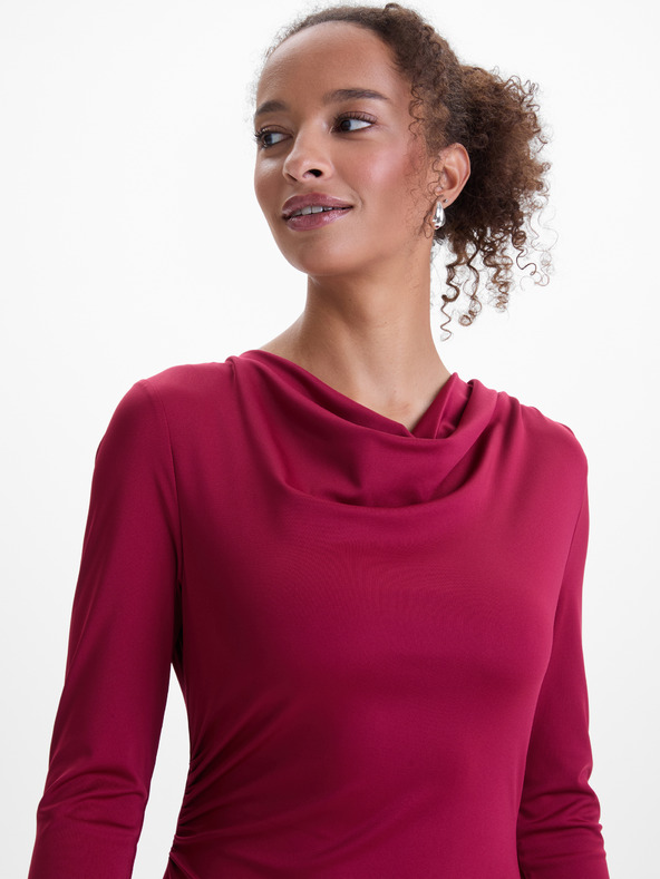 Orsay Bordó ORSAY női midi ruha