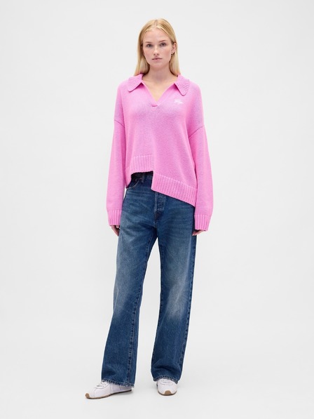 GAP Gyapjútartalmú aszimmetrikus pulóver GAP