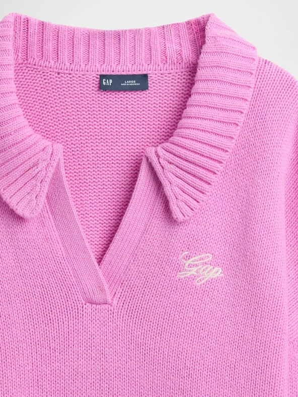 GAP Aszimmetrikus gyapjúkeverék pulóver GAP