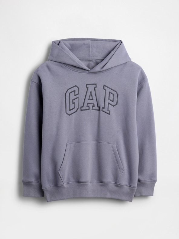 GAP Gyerek pulóver logóval és fleece béléssel GAP