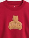 GAP Baby VintageSoft Bear pulóver Logo GAP