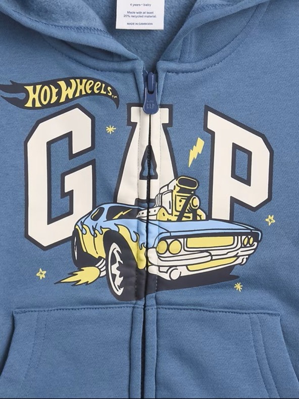 GAP Baby pulóver Gap & Hot Wheels™ GAP