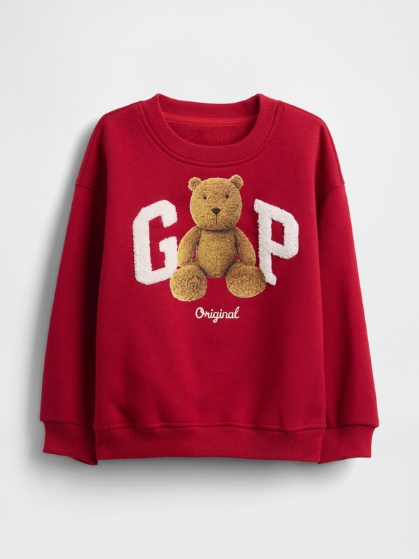 GAP Baby VintageSoft Bear pulóver Logo GAP