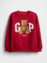 GAP Baby VintageSoft Bear pulóver Logo GAP
