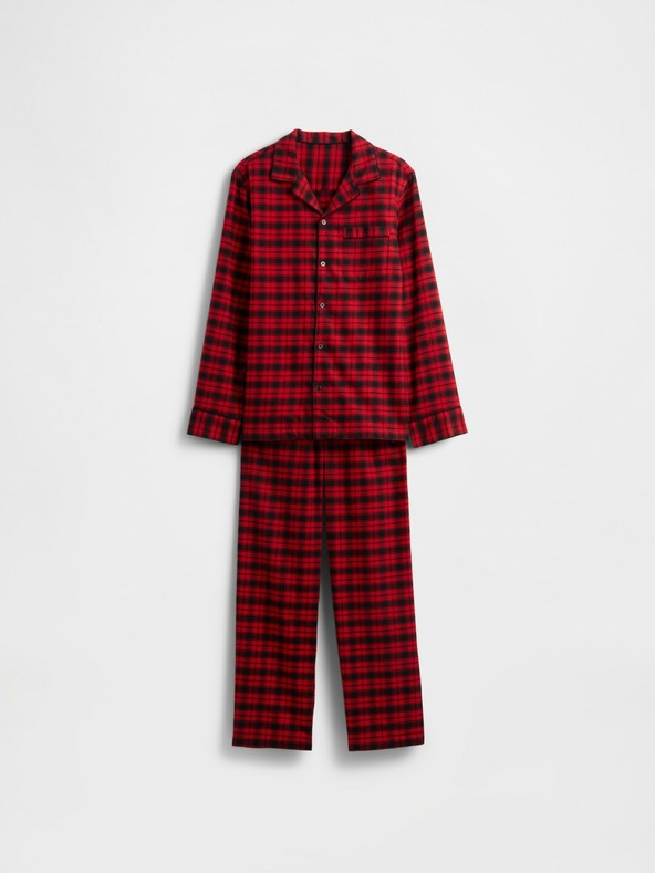 GAP Flanel pizsamaszett Unisex GAP