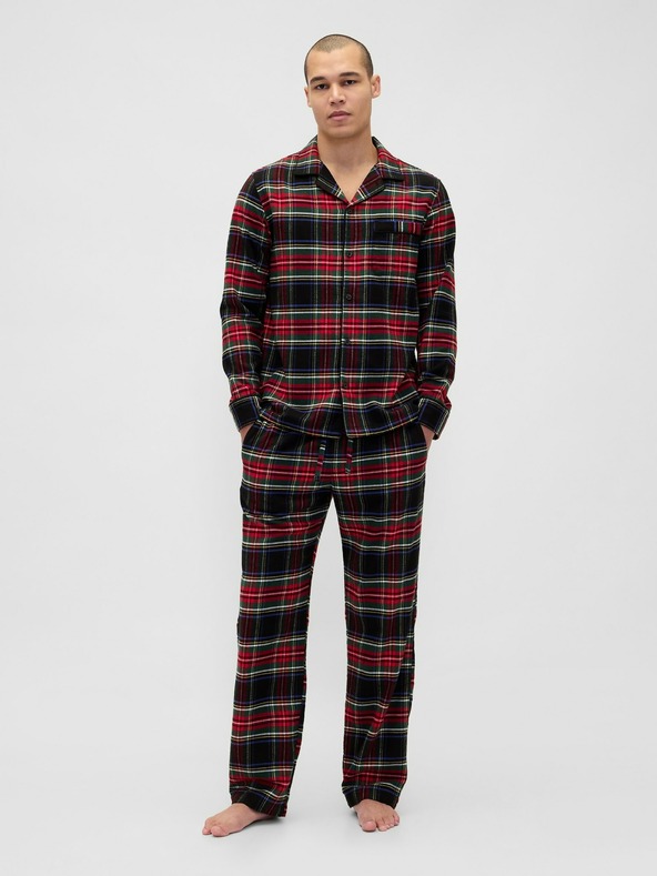 GAP Flanel pizsamaszett Unisex GAP