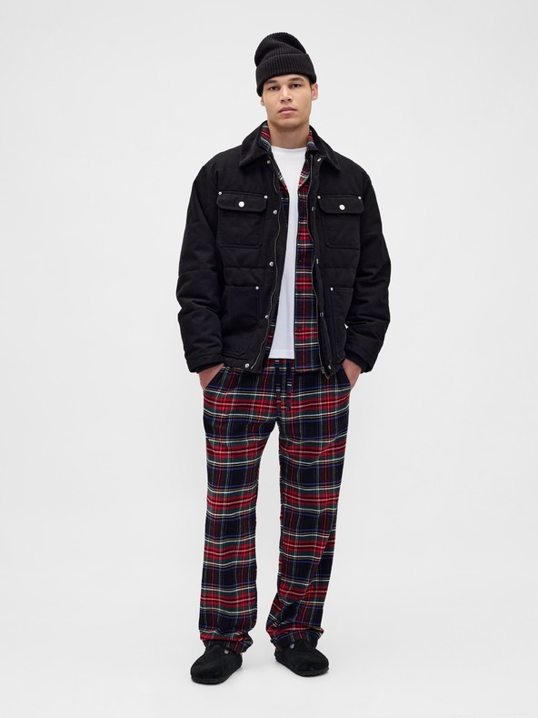 GAP Flanel pizsamaszett Unisex GAP