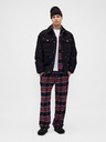 GAP Flanel pizsamaszett Unisex GAP