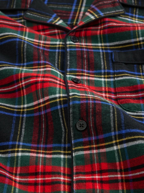 GAP Flanel pizsamaszett Unisex GAP