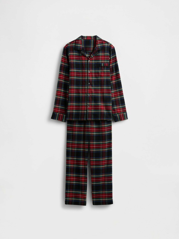 GAP Flanel pizsamaszett Unisex GAP