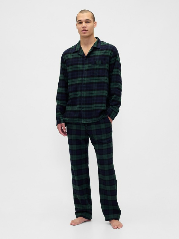 GAP Flanel pizsamaszett Unisex GAP