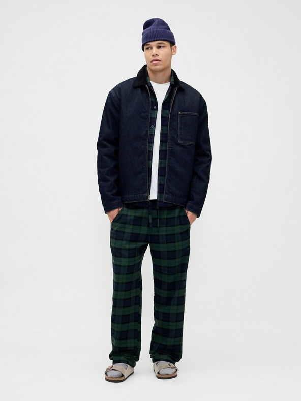 GAP Flanel pizsamaszett Unisex GAP