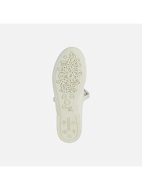 Geox Fehér lány balerina cipő Geox Plie