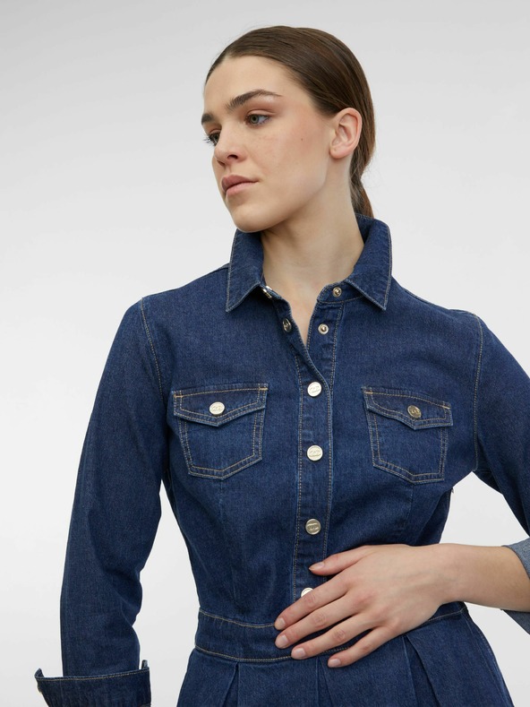 Orsay ORSAY sötétkék női farmerruha