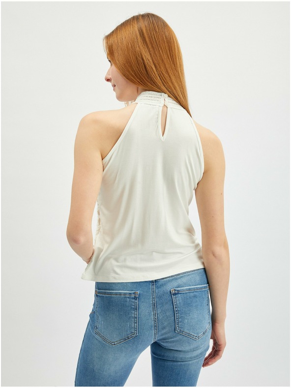 Orsay ORSAY krémszínű csipke női felső