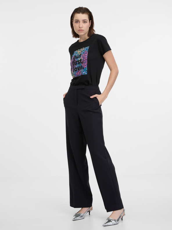 Orsay ORSAY fekete női póló