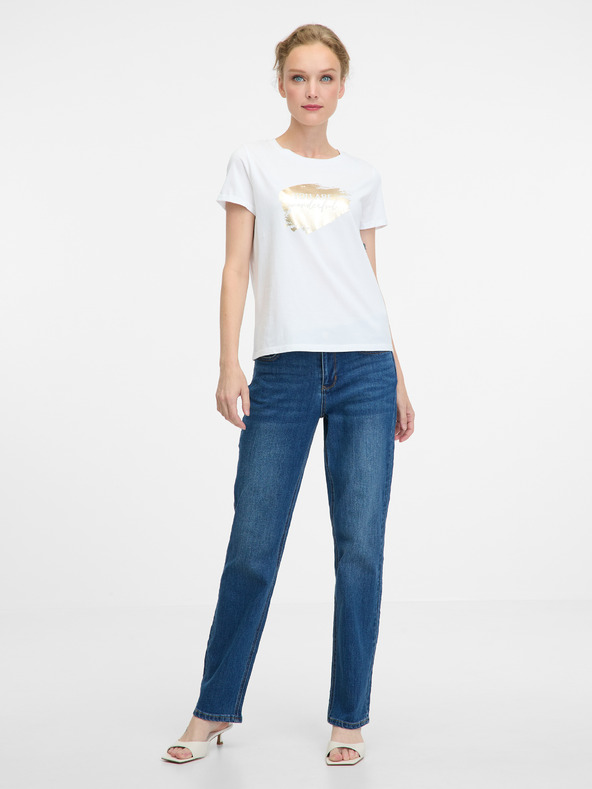 Orsay ORSAY fehér női rövid ujjú póló