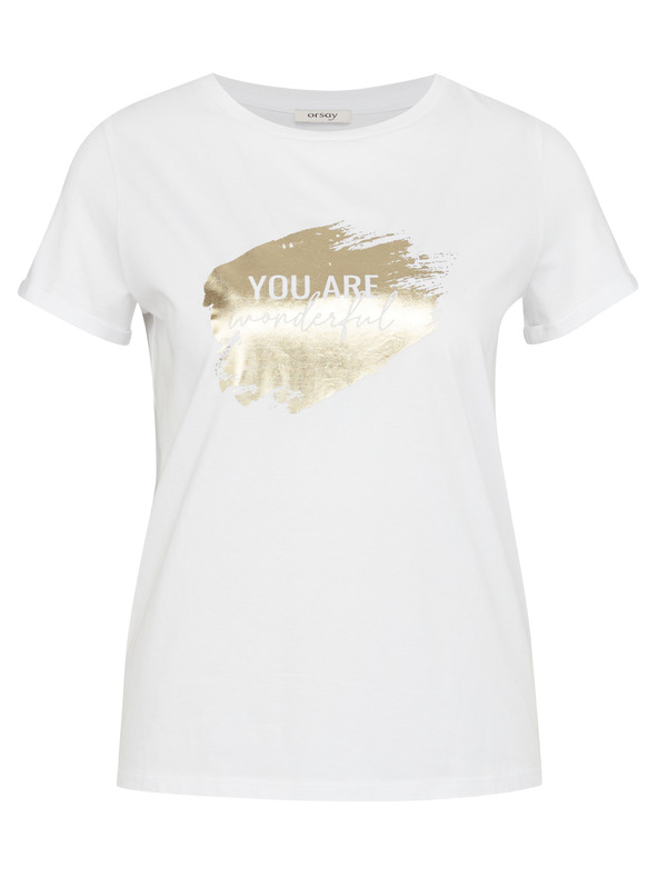 Orsay ORSAY fehér női rövid ujjú póló