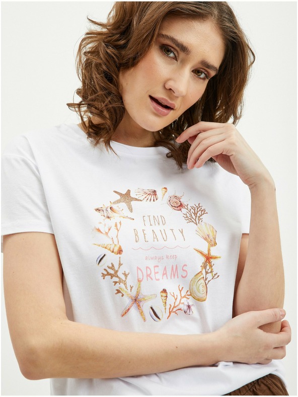 Orsay ORSAY fehér női póló